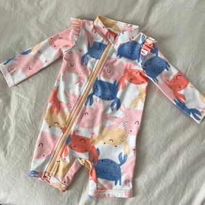 Carters Crab Rashguard - 6 month
